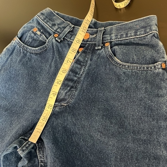 LEE true vintage Union Tag high rise mom jeans, exposed button fly, size 3 MED - Picture 5 of 12